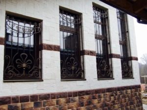 Wrought Iron Window Guards 097
