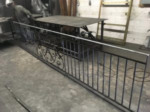 Wrought Iron Exterior Railings 095